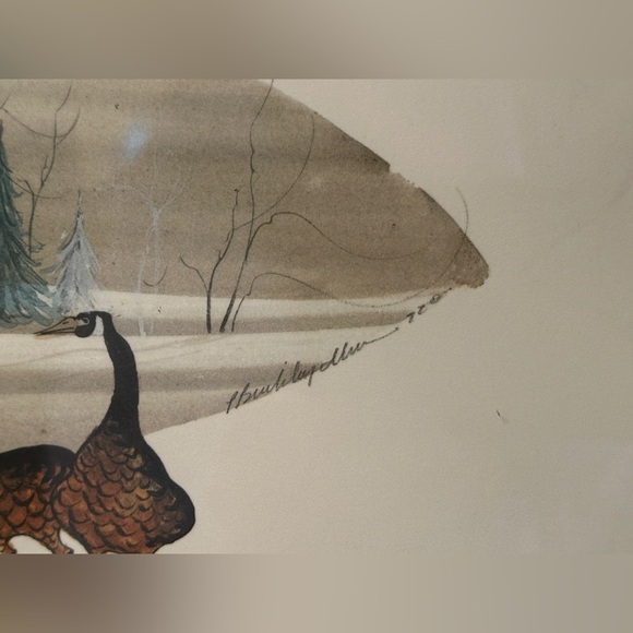 Rare Vintage P. Buckley Moss Painting “Faithful Wardens” - Picture 2 of 4